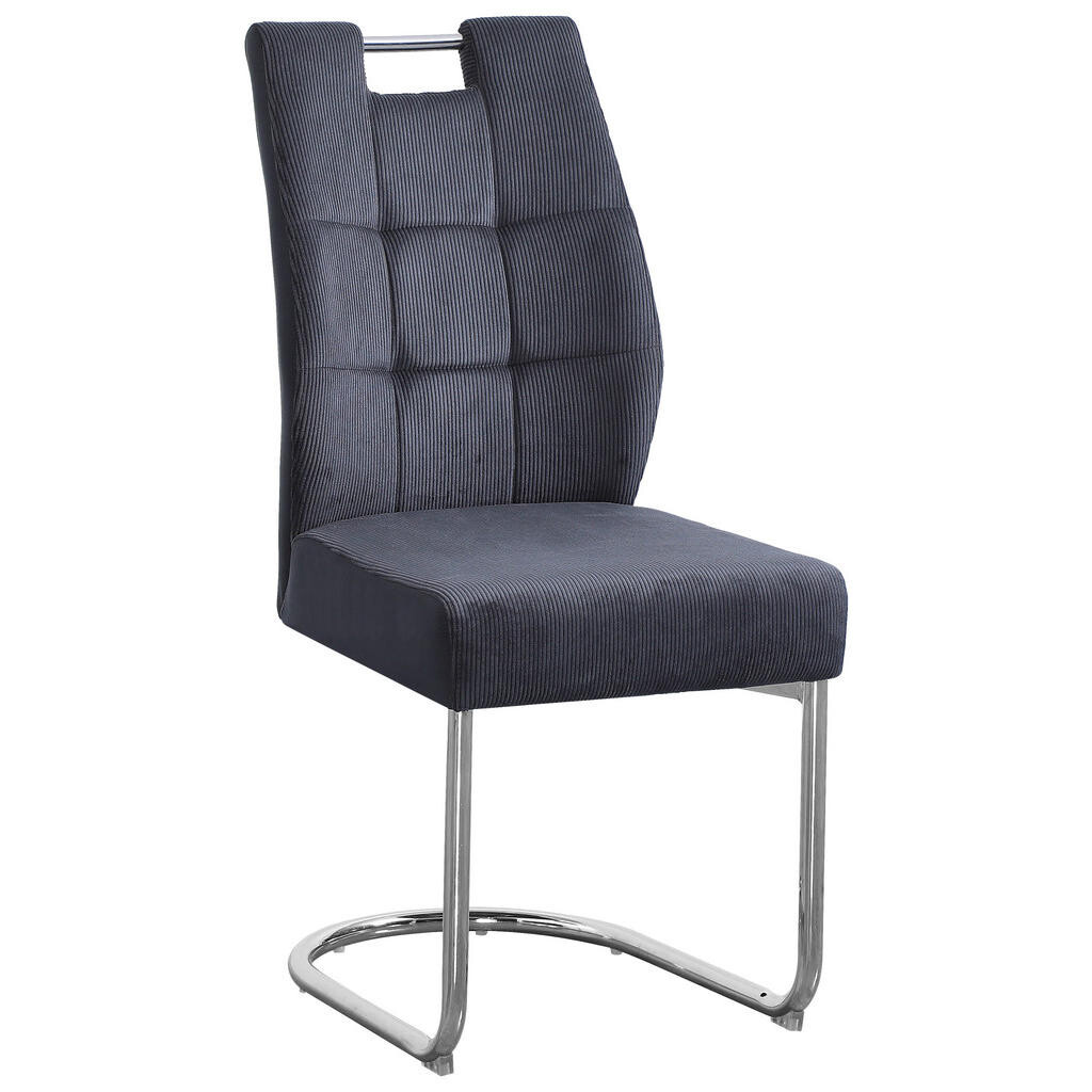 Carryhome HOUPACÍ ŽIDLE, šedá, barvy chromu