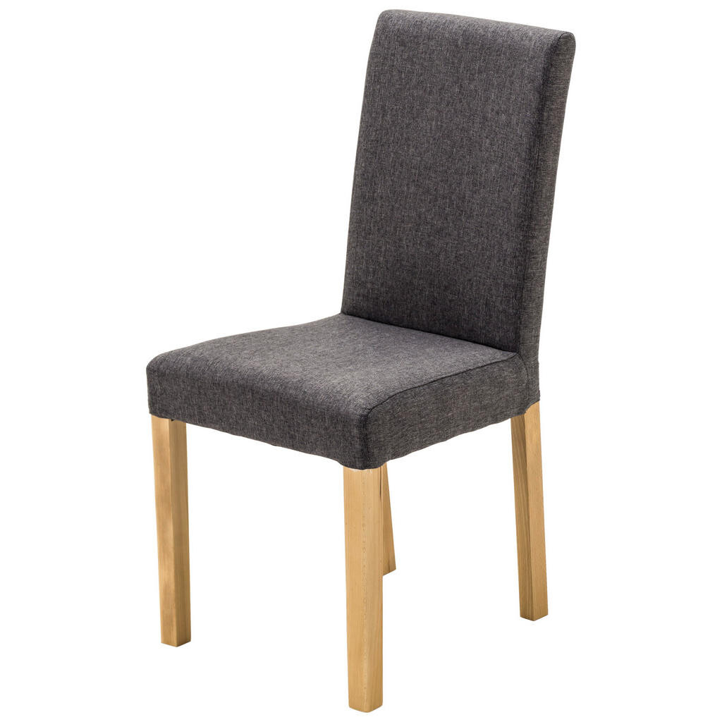 Carryhome ŽIDLE, antracitová, barvy dubu