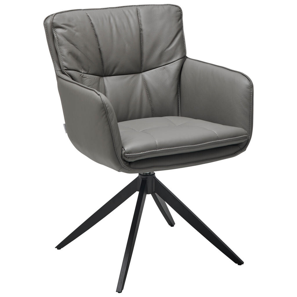 Livetastic ŽIDLE S PODRUČKAMI, ocel, tmavě šedá