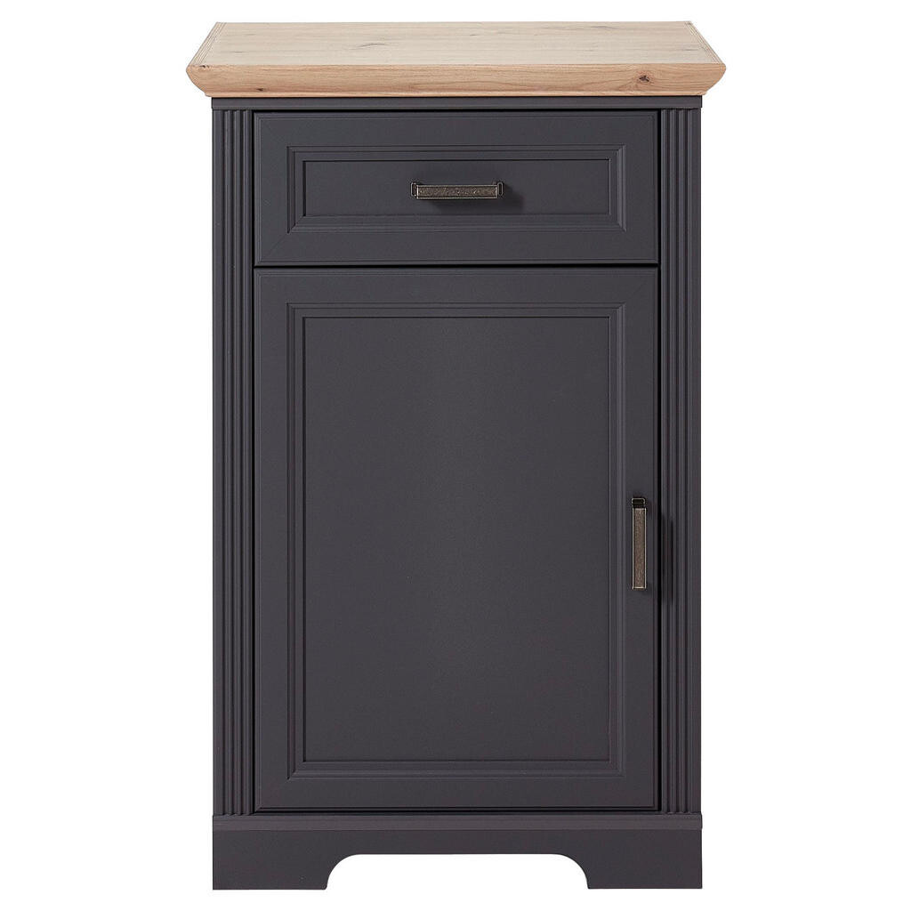 Landscape BOTNÍK, barvy grafitu, barvy dubu, 65/102/41 cm