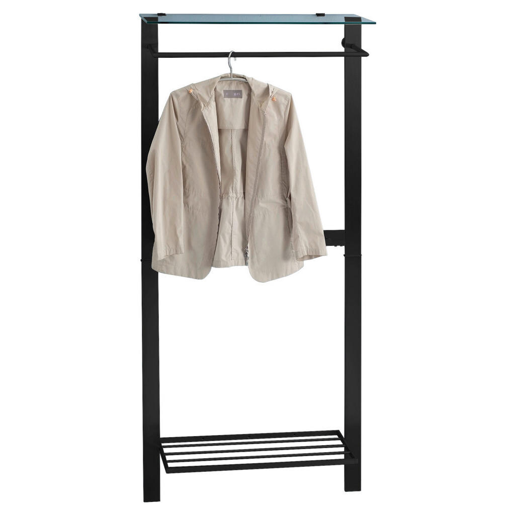 XXXL ŠATNÍ PANEL, šedá, černá, 80/190/33 cm