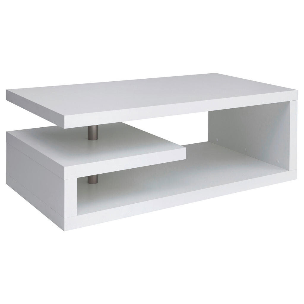 XXXL KONFERENČNÍ STOLEK, bílá, kompozitní dřevo, 120/60/45 cm