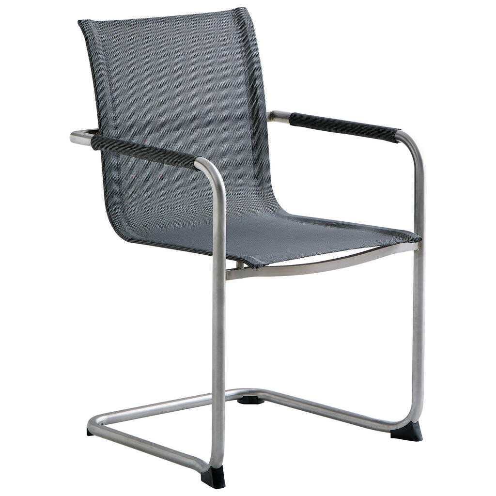 Amatio ZAHRADNÍ HOUPACÍ ŽIDLE, kov, textil