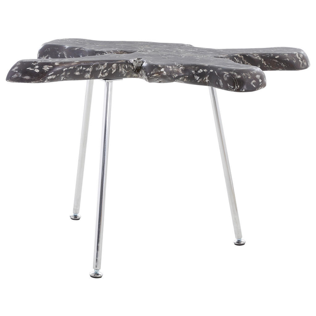 Landscape ODKLÁDACÍ STOLEK, teakové dřevo, černá, barvy hliníku