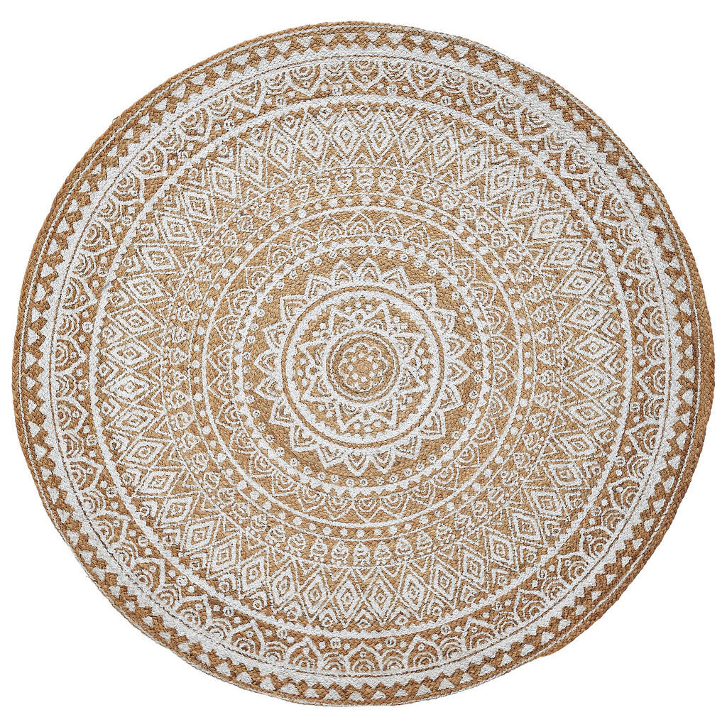 Linea Natura JUTOVÝ KOBEREC, 120 cm přírodní barvy, bílá