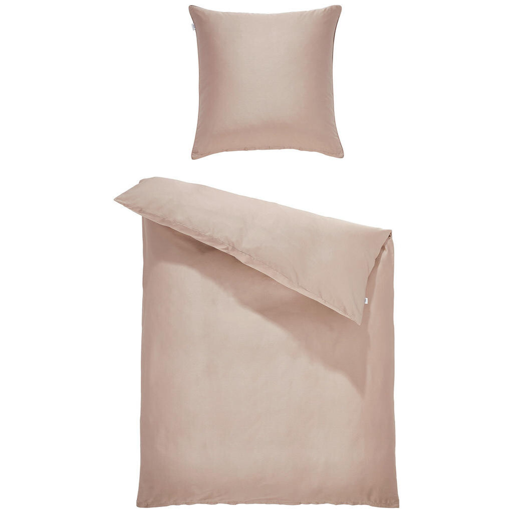 Schöner Wohnen OBOUSTRANNÉ POVLEČENÍ, satén, růžová, starorůžová, 135/200 cm