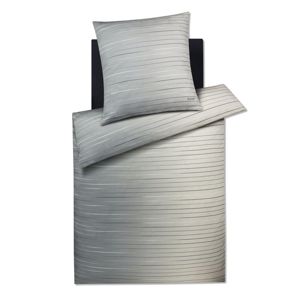 Joop! POVLEČENÍ, makosatén, antracitová, šedá, 155/220 cm