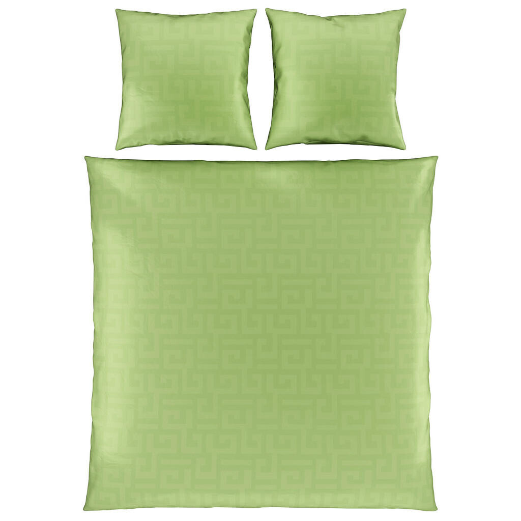 Bio:Vio OBOUSTRANNÉ POVLEČENÍ, satén, zelená, 200/200 cm