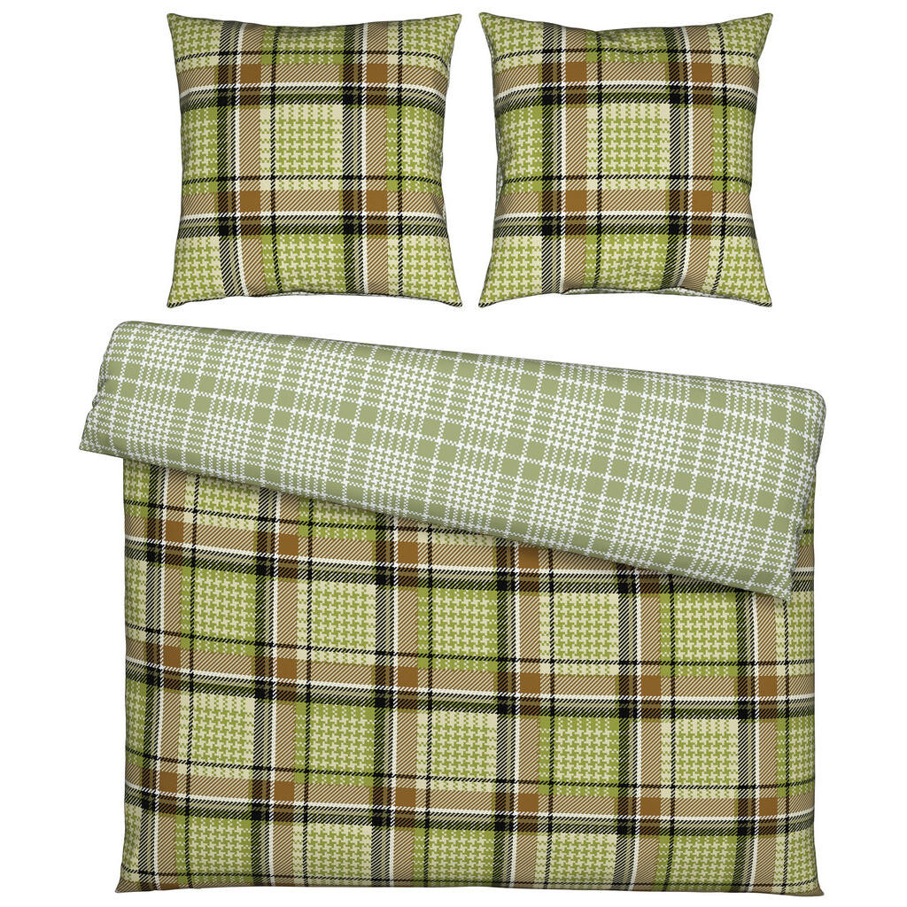 Novel OBOUSTRANNÉ POVLEČENÍ, renforcé, zelená, 200/200 cm