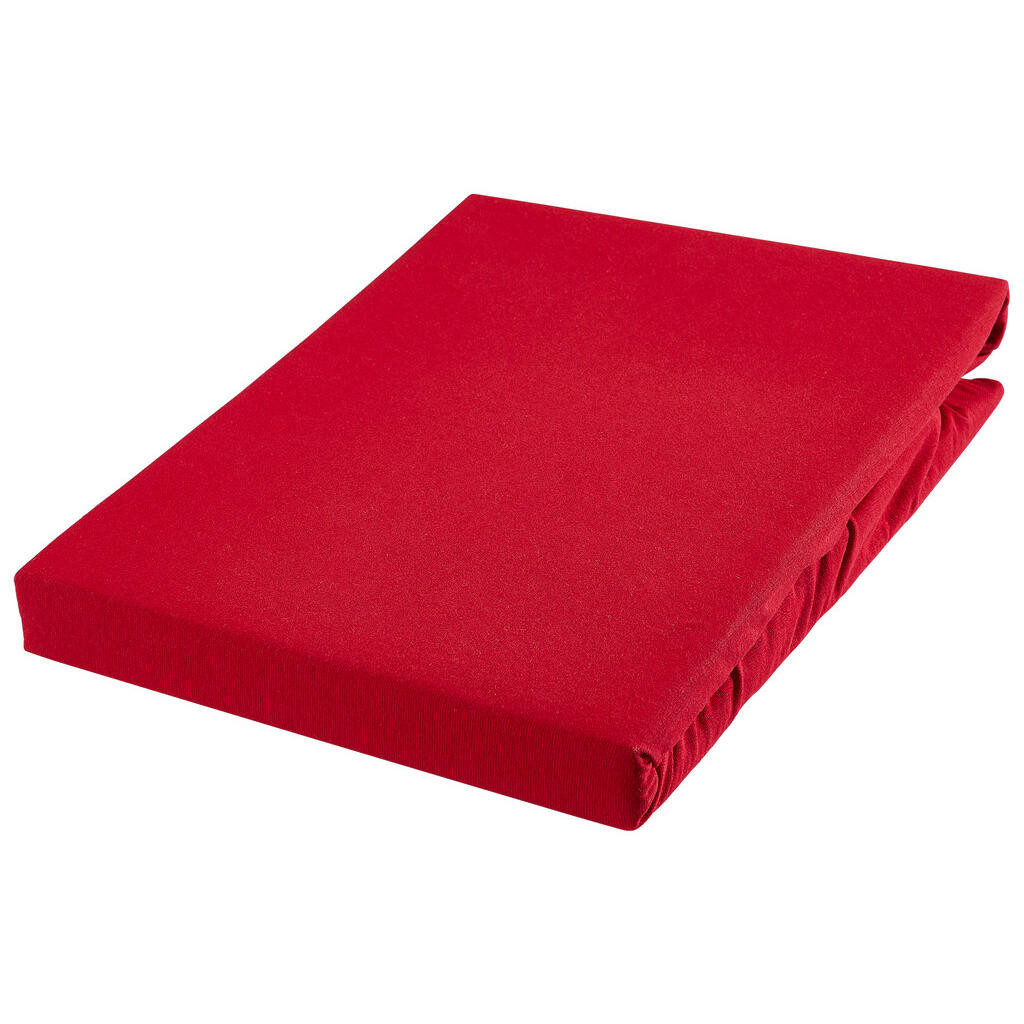 Novel ELASTICKÉ PROSTĚRADLO, žerzej, bobulová, 180-200/200-220 cm