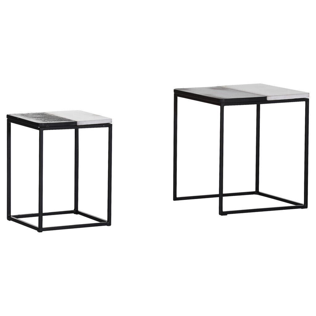 Landscape SADA STOLKŮ, mangové dřevo, černá, bílá