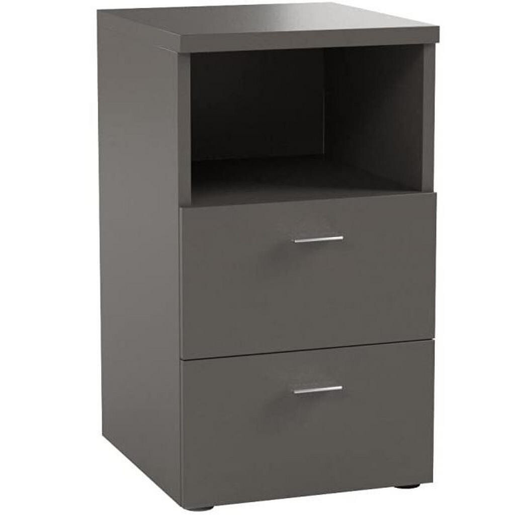 Carryhome NOČNÍ STOLEK, šedá, 35/62/40 cm