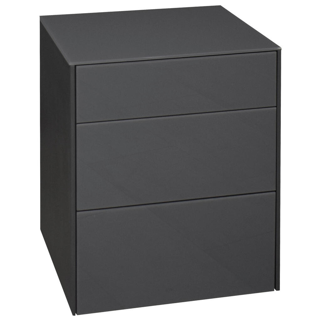 Novel NOČNÍ STOLEK, antracitová, 52/63/42 cm