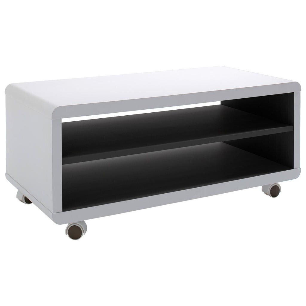 XXXL NÍZKÁ KOMODA, černá, bílá, 79/35/39 cm