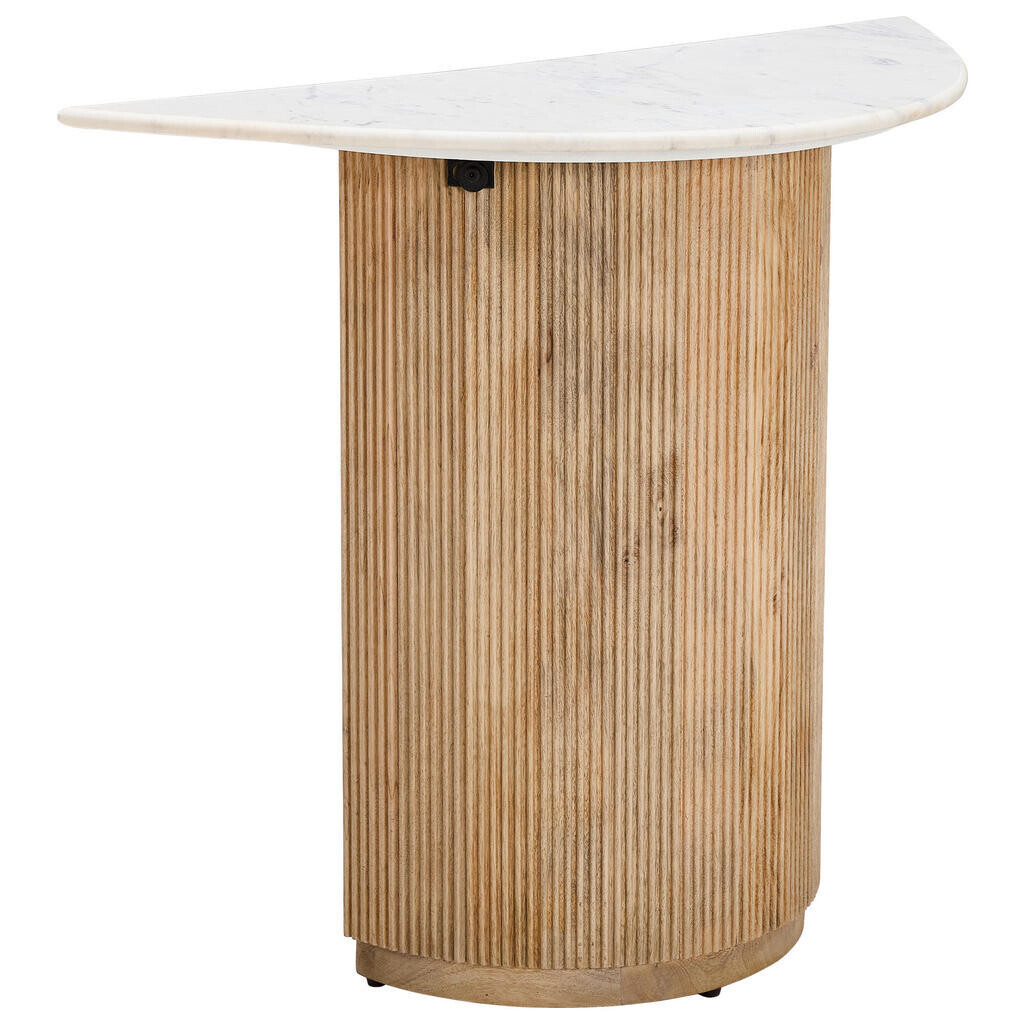 Livetastic KONZOLOVÝ STOLEK, mangové dřevo, přírodní barvy, bílá, 100/76/40 cm