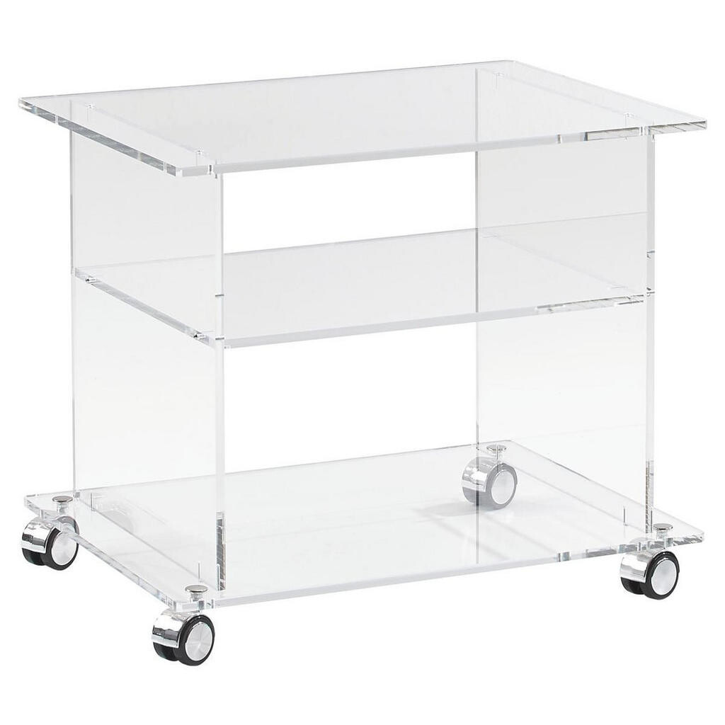 Xora KOMODA POD TELEVIZI, čiré, 60/51/45 cm