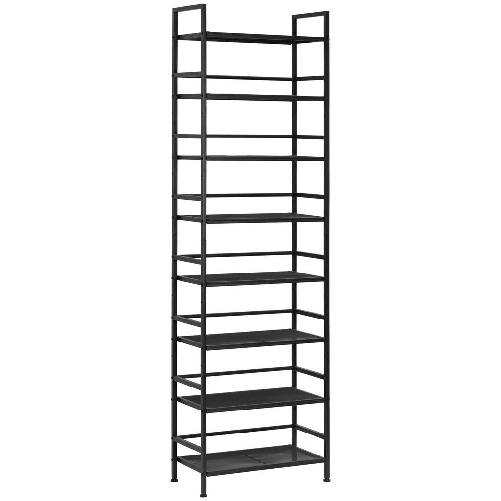 PBJ REGÁL NA BOTY, černá, 59/196/30 cm