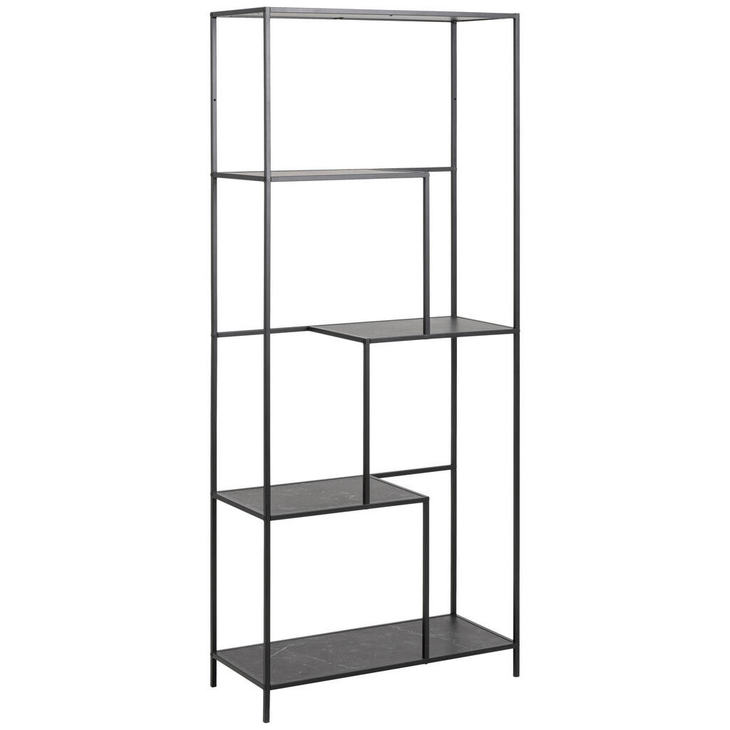 XXXL REGÁL, černá, ocel, 72/170/32 cm