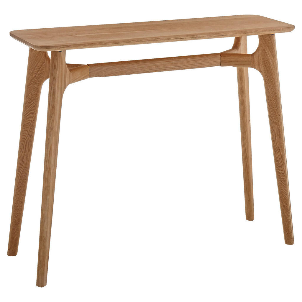 XXXL KONZOLOVÝ STOLEK, barvy dubu, dřevo, 100/35/80 cm