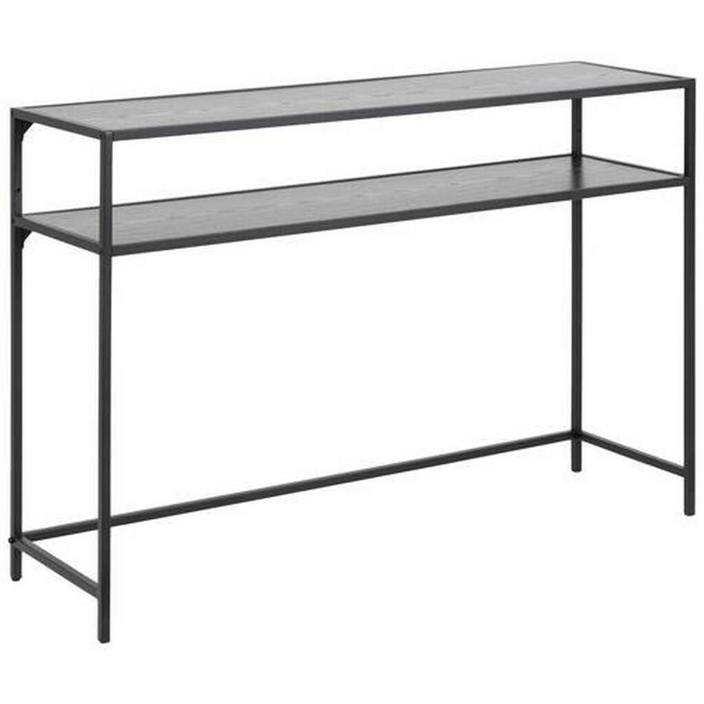 XXXL KONZOLOVÝ STOLEK, černá, kompozitní dřevo, 120/79/35 cm