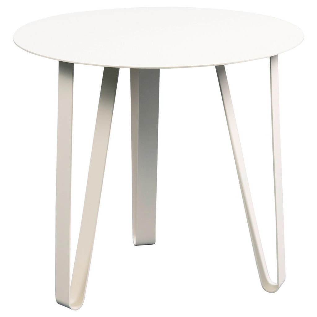 Xora KONFERENČNÍ STOLEK, krémová, kov, 50/50/45 cm