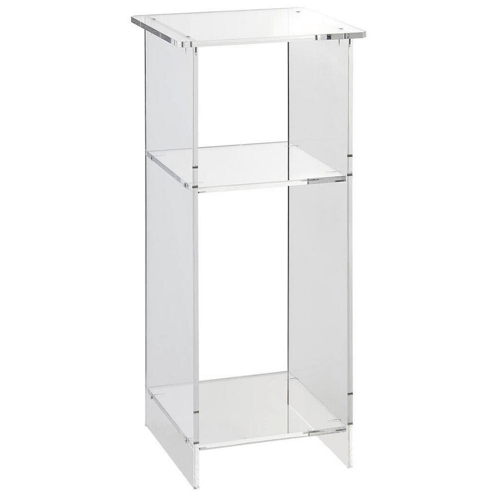 XXXL ODKLÁDACÍ STOLEK, čiré, plast, 33/31/72 cm