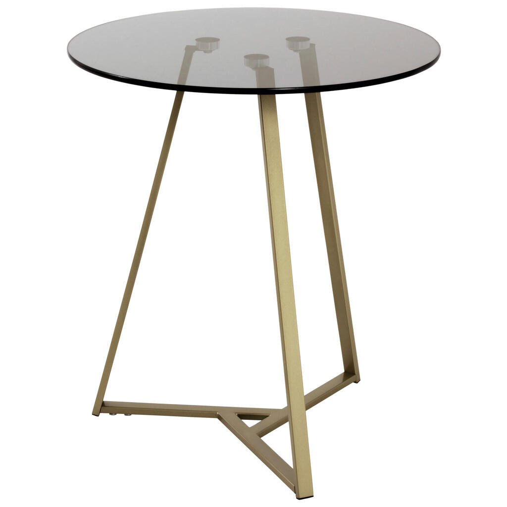 XXXL ODKLÁDACÍ STOLEK, šedá, barvy zlata