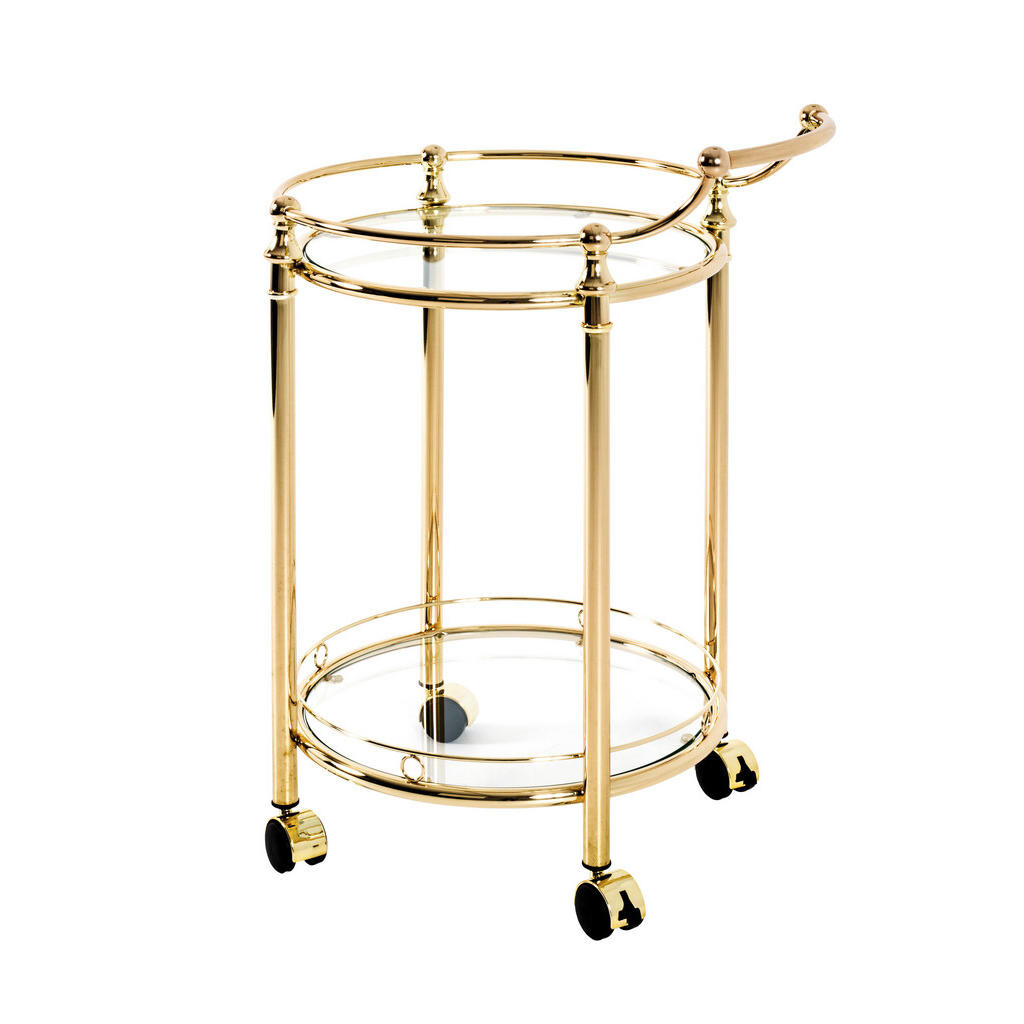 XXXL SERVÍROVACÍ VOZÍK, barvy mosazi, 59/79/49 cm