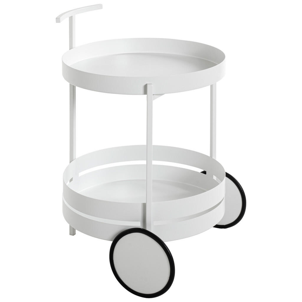 XXXL SERVÍROVACÍ VOZÍK, bílá, 42/42/61 cm