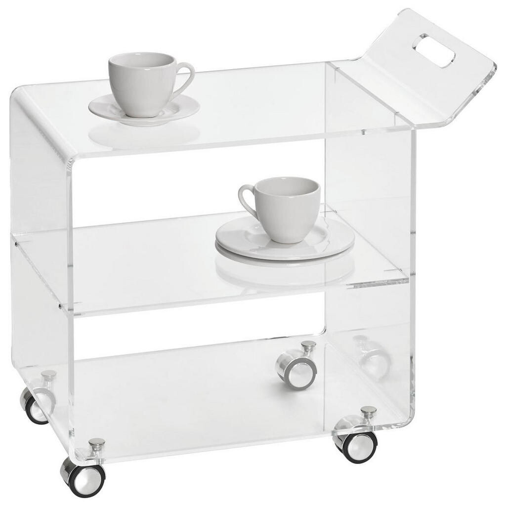 XXXL SERVÍROVACÍ VOZÍK, čiré, 63/59/38 cm