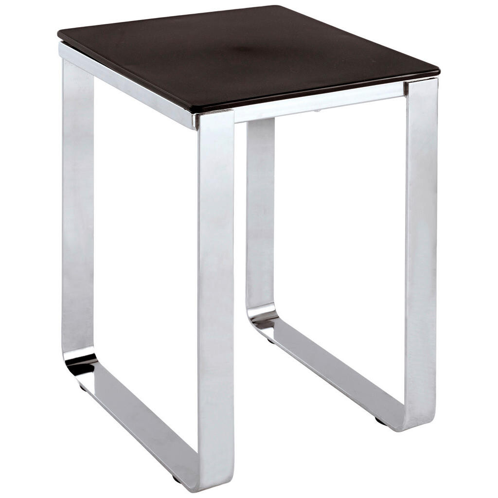 XXXL STOLIČKA DO SPRCHY, antracitová, barvy chromu, 36/45,5/35 cm