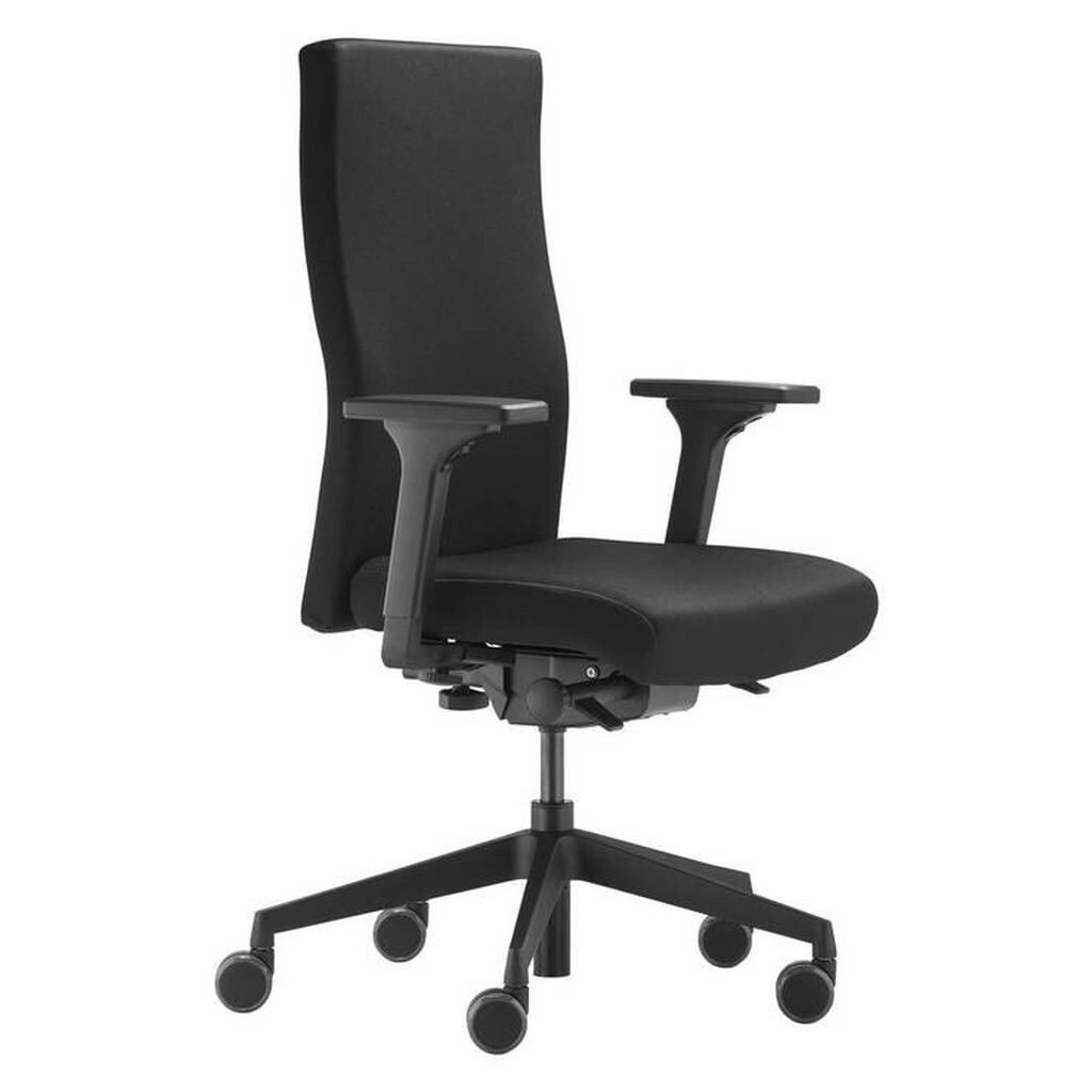 Dauphin OTOČNÁ ŽIDLE, síťovina, plochá tkanina, černá