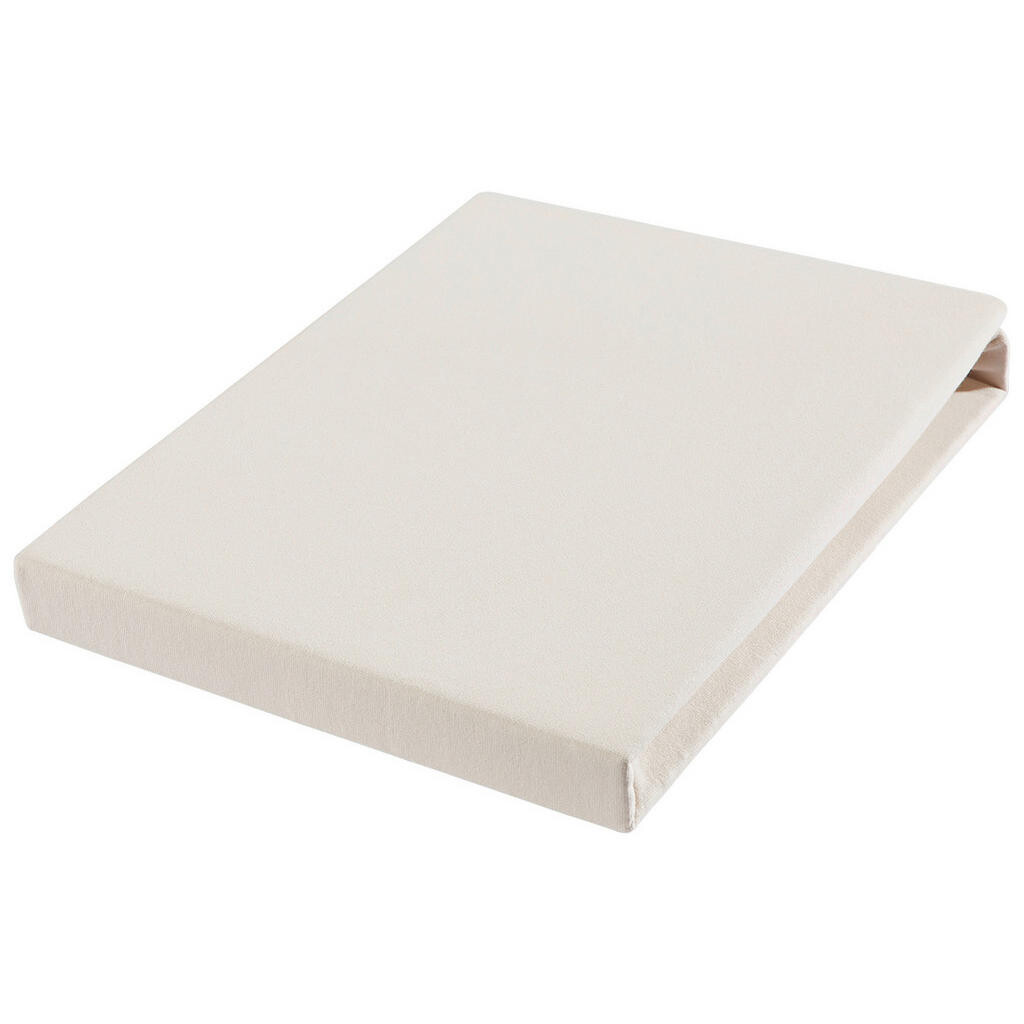 Novel ELASTICKÉ PROSTĚRADLO, žerzej, přírodní barvy, 180-200/200-220 cm