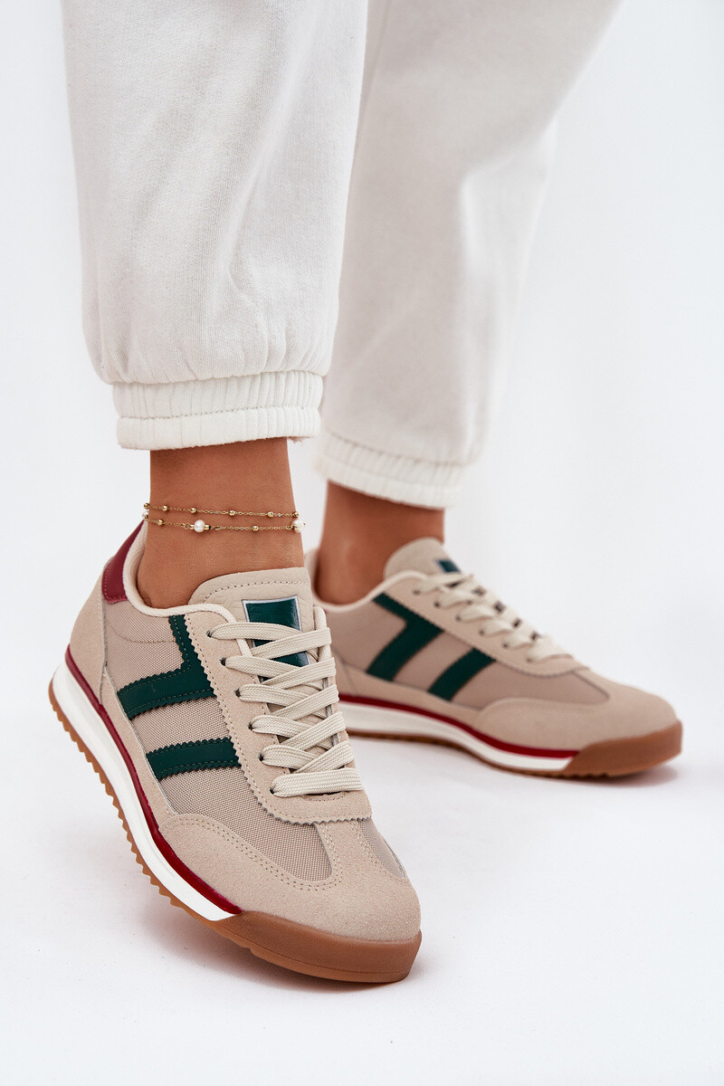 Boto Nízké Dámské Tenisky Tmavě Béžové Rulaana