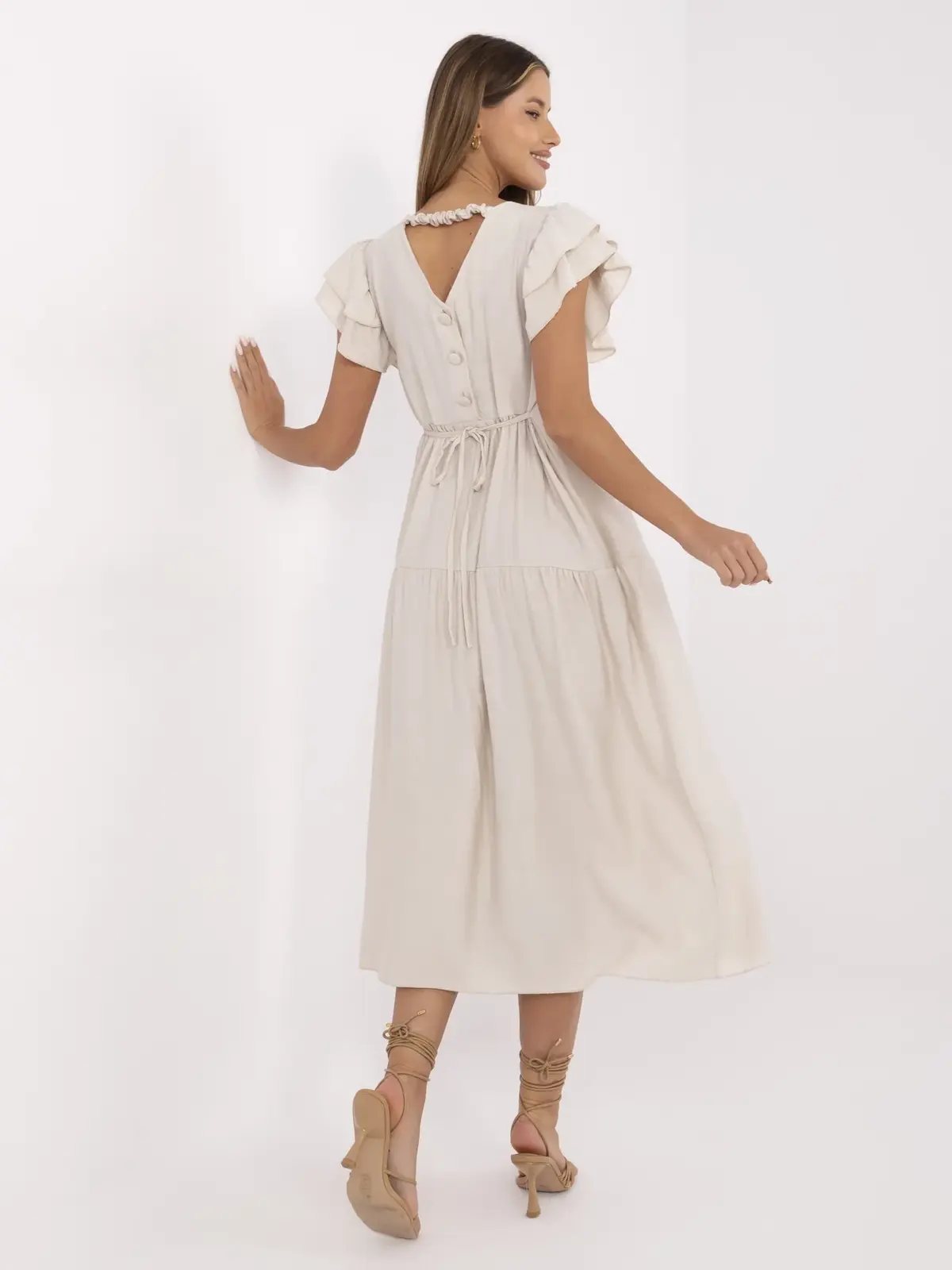 Dress-MI-SK-A2489.21-beige