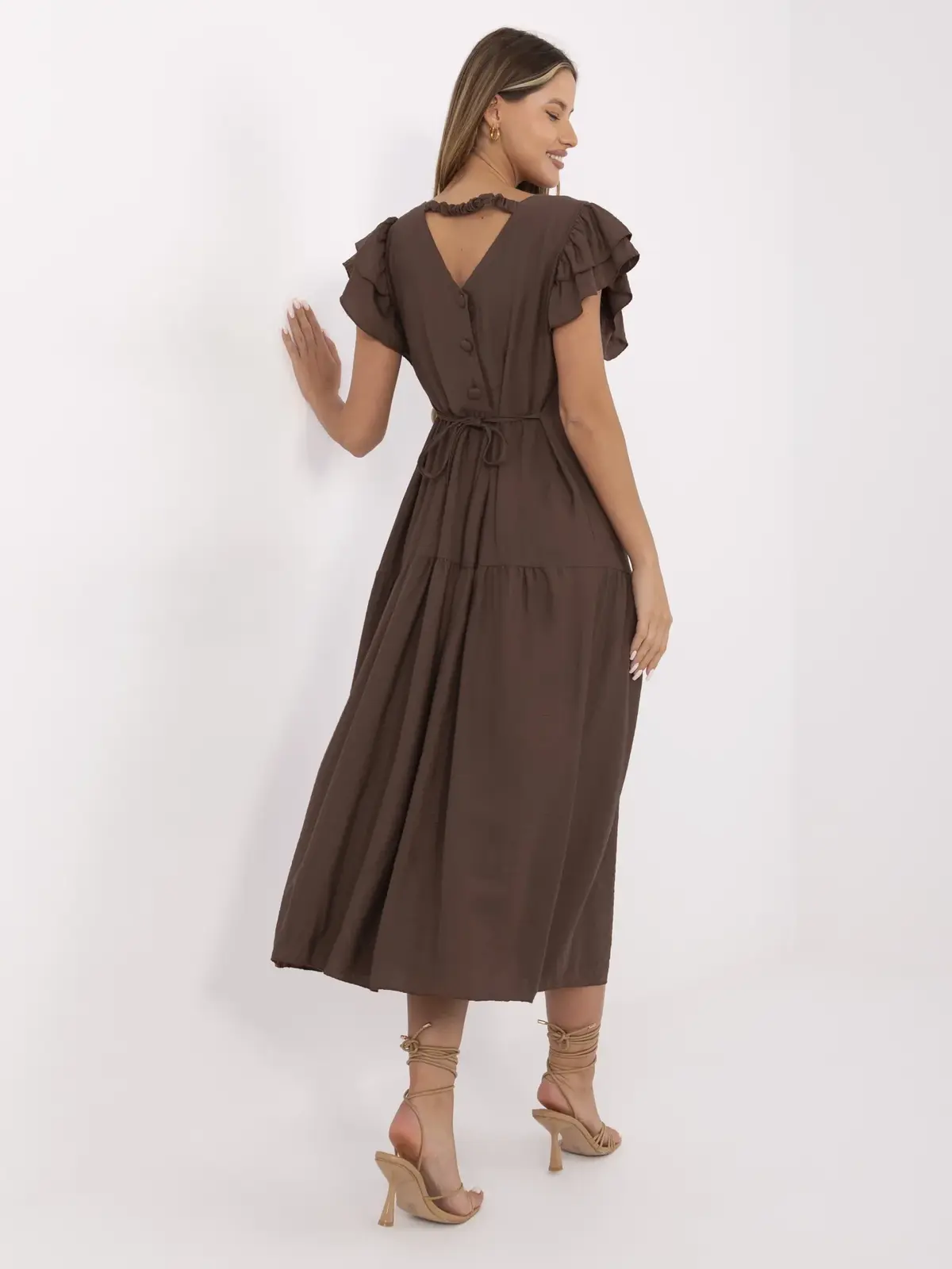 Dress-MI-SK-A2489.21-brown