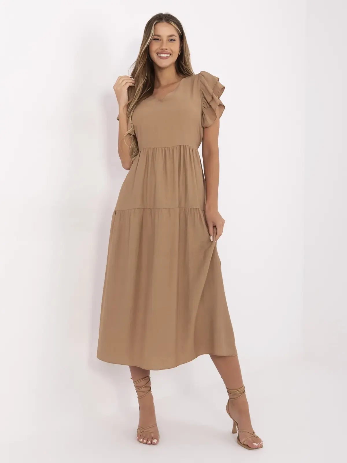 Dress-MI-SK-A2489.21-camel