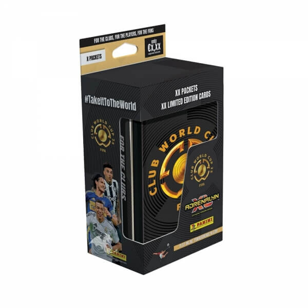 Fotbalové karty FIFA Club World Cup 2025 plechová krabička (hranatá)