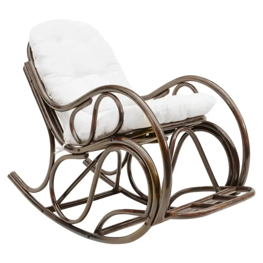 Tempo Kondela Houpací křeslo AGATON, hnědá