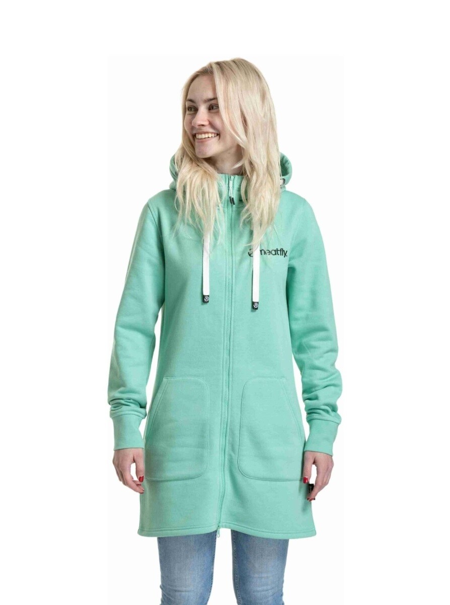 Dámská mikina meatfly clair tyrkysová xs