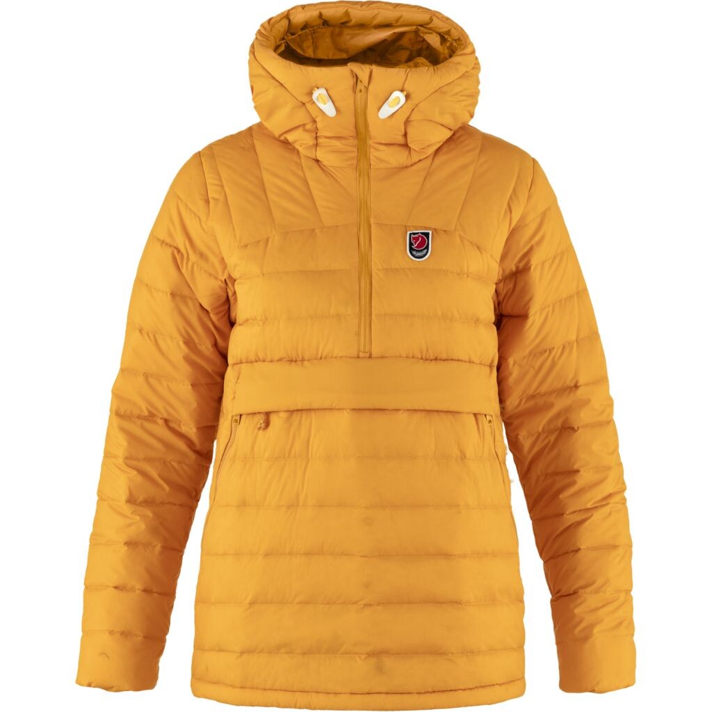 FJÄLLRÄVEN Expedition Pack Down Anorak W, Mustard Yellow (vzorek) velikost: S