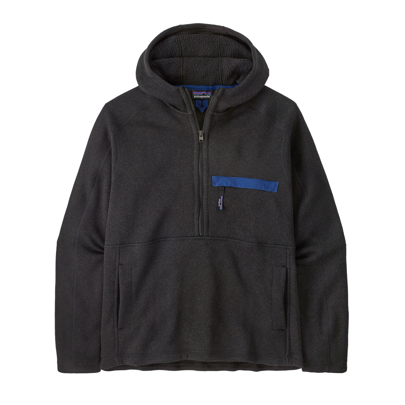 PATAGONIA M's Better Sweater 1/2 Zip P/O, BLK velikost: M