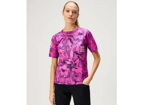 Endura LTD Grid Floral dámský dres krátký rukáv Pink Pop vel. XL