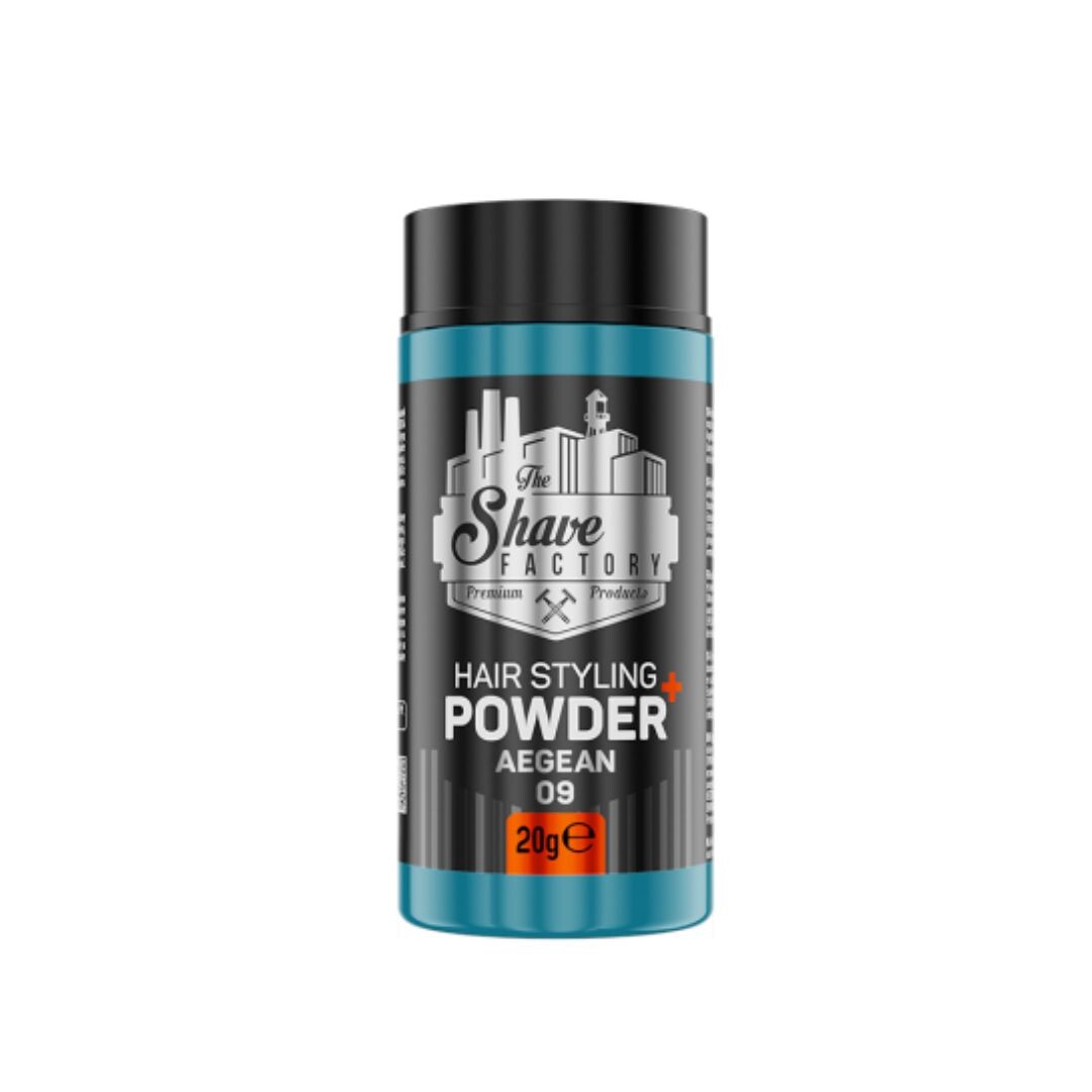 The Shave Factory Hair Styling Powder - stylingový objemový pudr, 20g 09 - AEGEAN