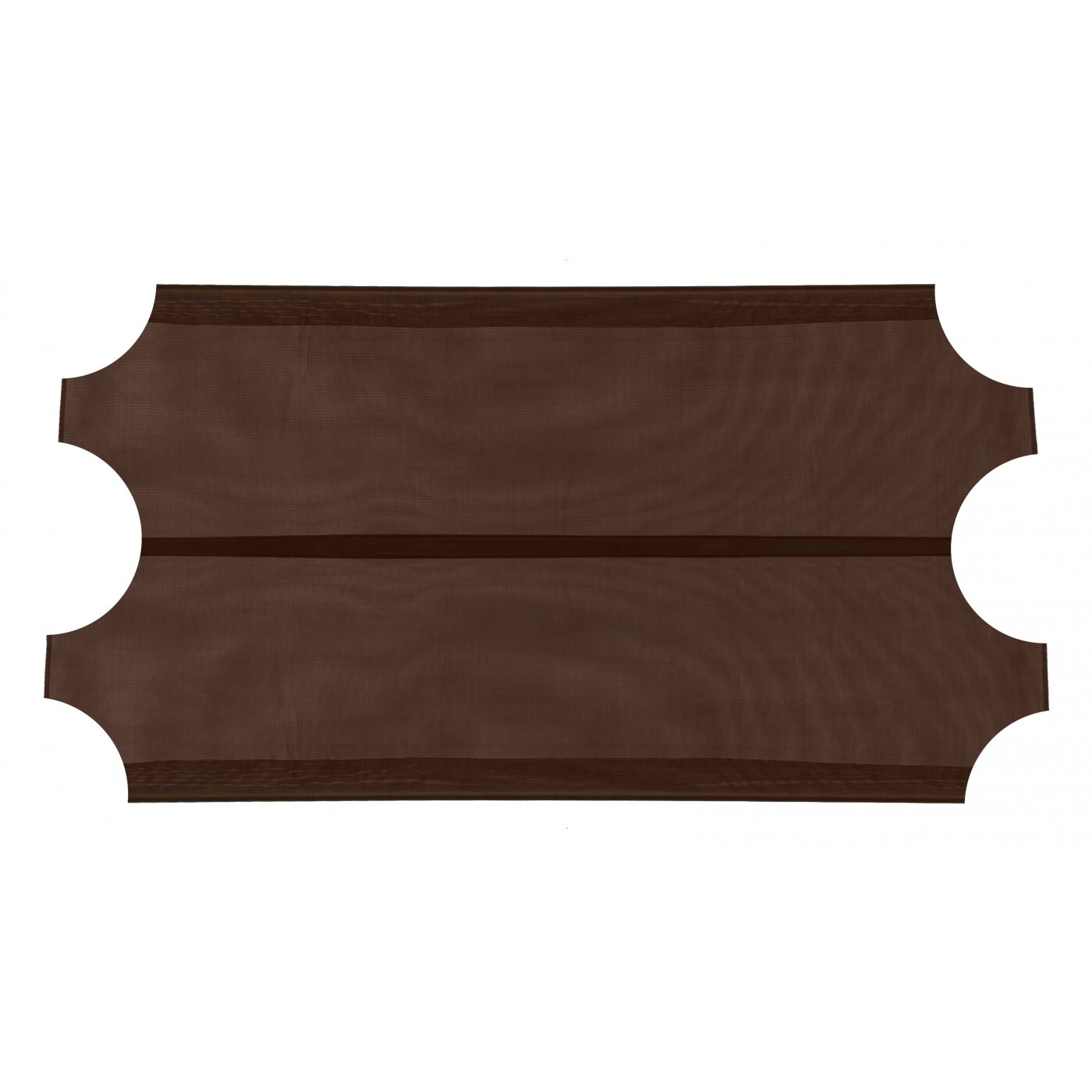 mamido Textilní oplet sedadla pro zahradní houpačku 8078 Náhradní díl hnědý