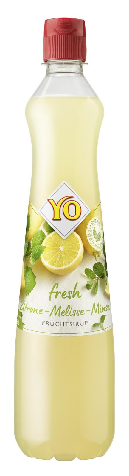 Sirup YO - citron, meduňka, máta, 0,7 l