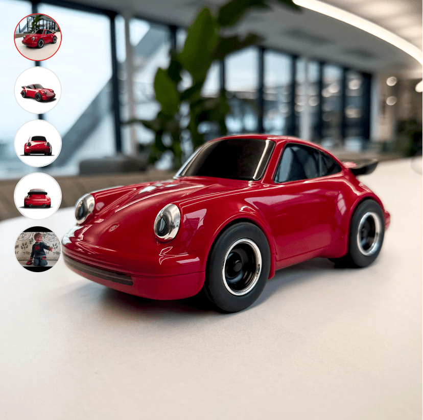 Baghera Závodní auto Porsche 911 RED