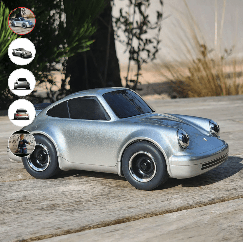 Baghera Závodní auto Porsche 911 SILVER