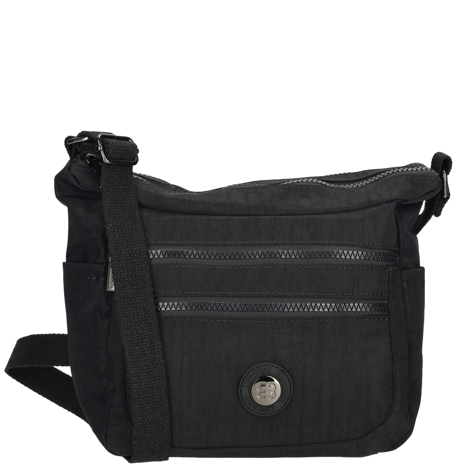 Dámská taška na rameno Crinkle Enrico Benetti - černá