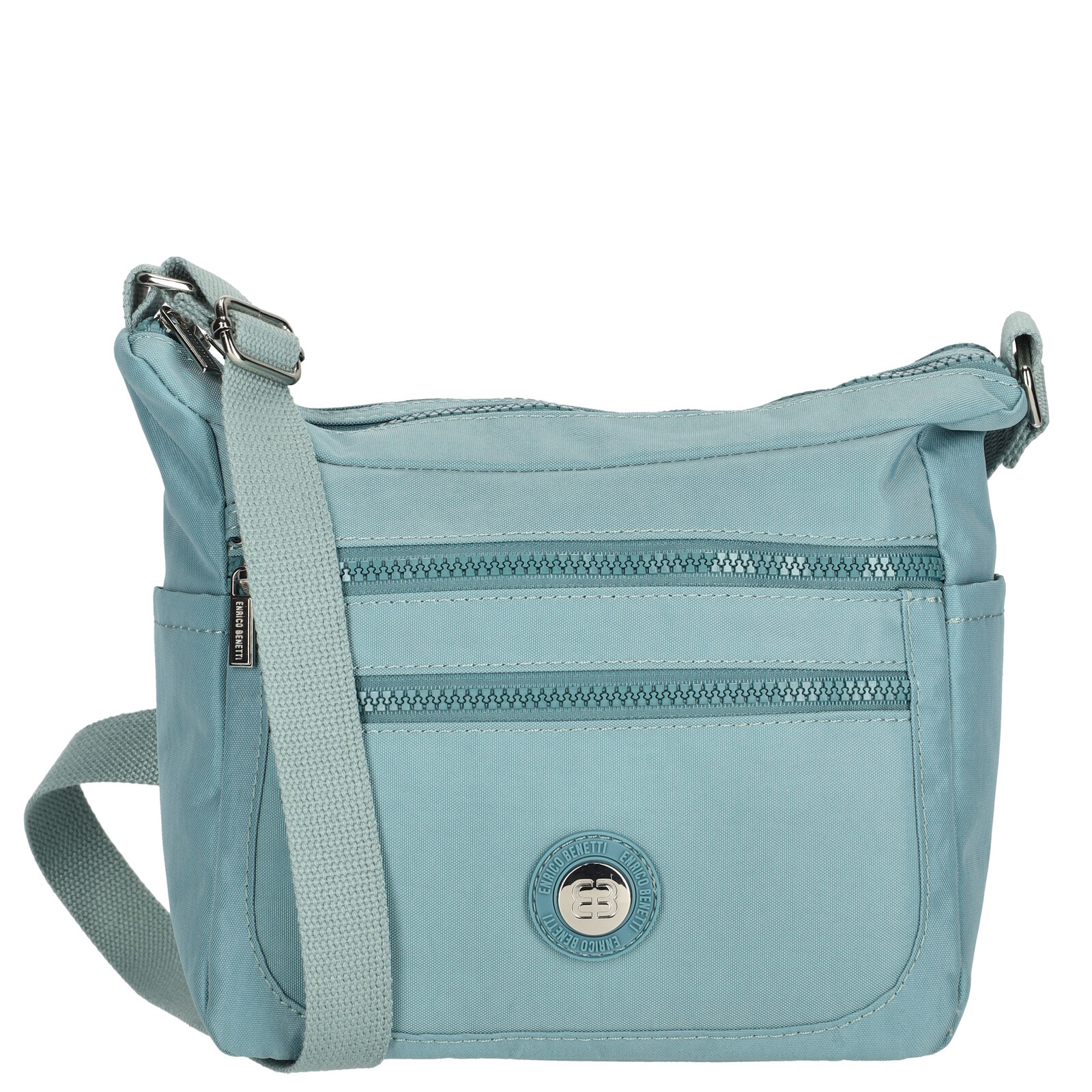 Dámská taška na rameno Crinkle Enrico Benetti - tyrkysová